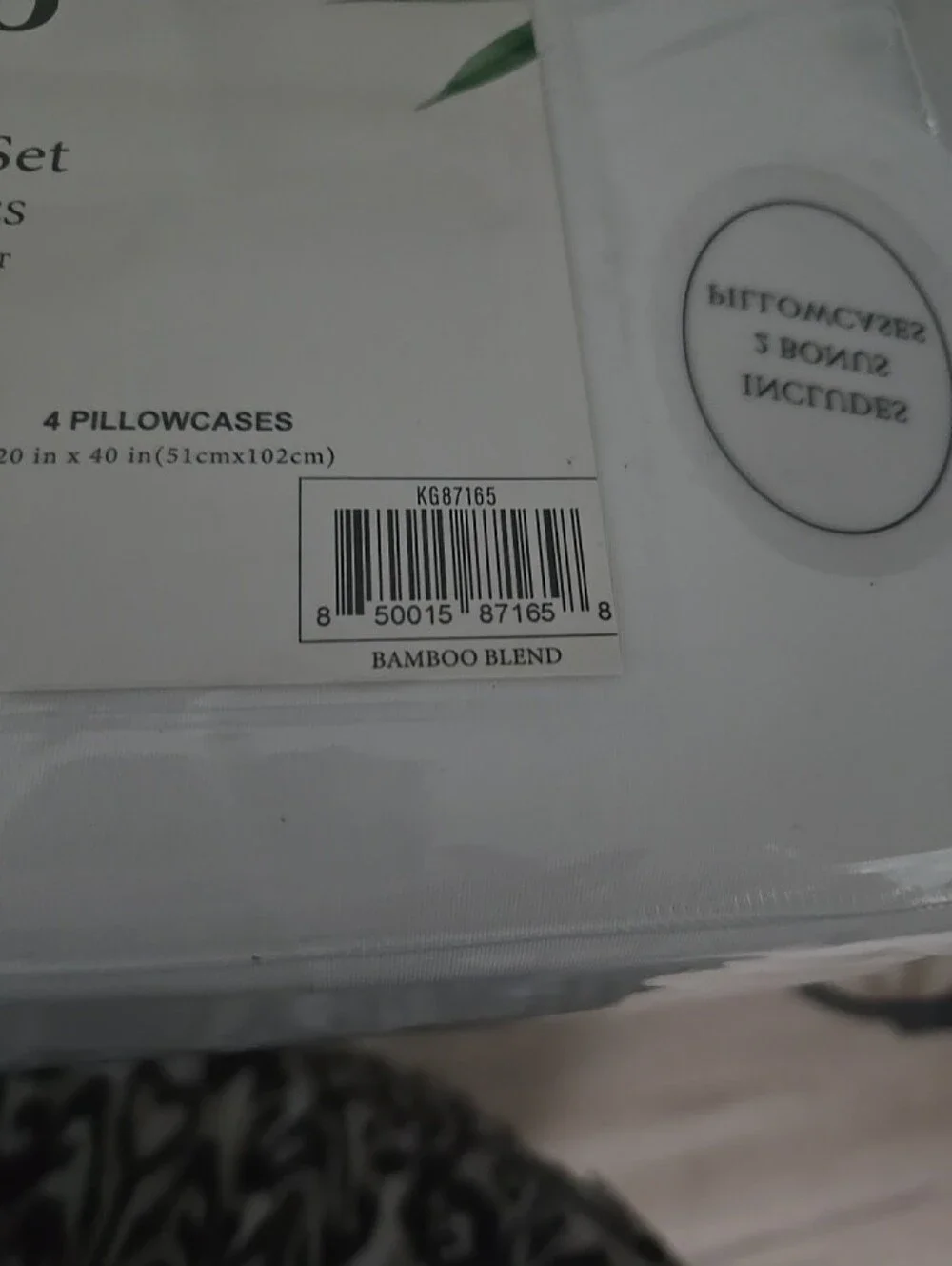 Lebra Home King Bamboo Sheet Set - White Brand New